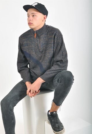 VINTAGE 1/4 ZIP JUMPER