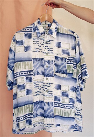 VINTAGE 80'S PRINTED SUMMER SHIRT