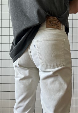 Vintage LEVIS Corduroy Pants Work Military Trousers 80s