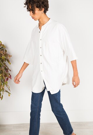 VINTAGE 80'S LEVI'S LONG SLEEVE DENIM SHIRT / S0214