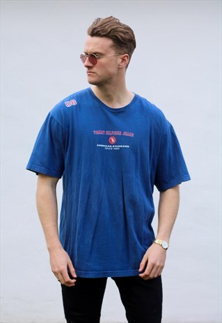 TOMMY HILFIGER USA VINTAGE JEANS T SHIRT