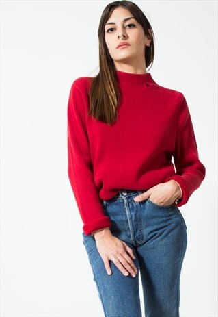 VINTAGE POLO RALPH LAUREN KNIT JUMPER / S296