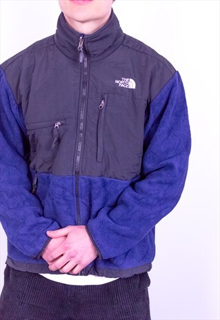 VINTAGE THE NORTH FACE DENALI FLEECE JACKET IN BLUE