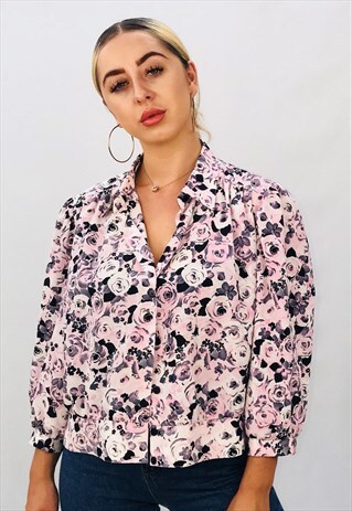 VINTAGE OVERSIZED PATTERN SHIRT