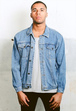 VINTAGE FADED DENIM JACKET