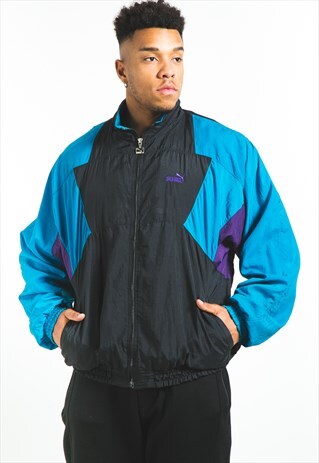 VINTAGE 80S PUMA SHELL JACKET / S3671