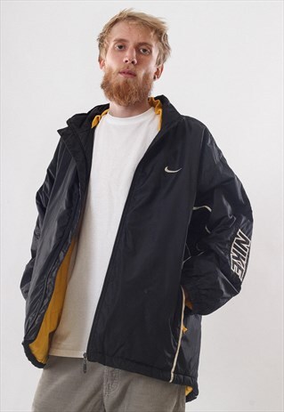 RARE VINTAGE MENS NIKE BIG LOGO WINTER JACKET