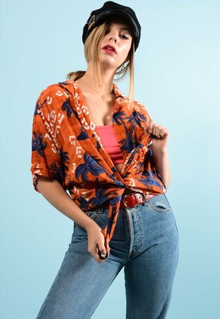 VINTAGE HAWAIIAN PATTERN SHIRT