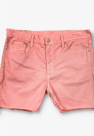 Vintage Levi's 511 Cut Off Denim Shorts Pink W38 BV19143