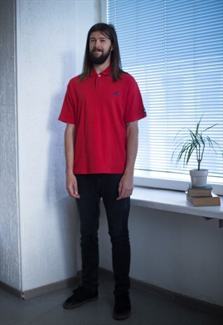 VINTAGE 90'S RED POLO SHIRT