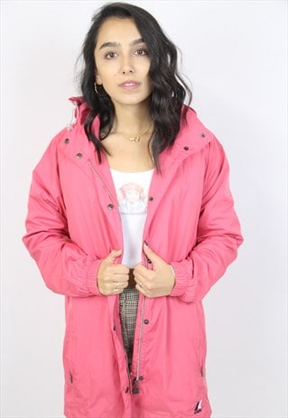 VINTAGE 90S' K-WAY CUTE PINK LIGHT JACKET