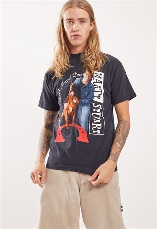 VINTAGE DOG PRINT GRAPHIC T-SHIRT