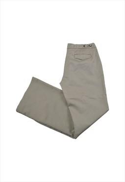 Vintage Y2K Dockers Flared Chino Cotton Pants Ladies W34 L32