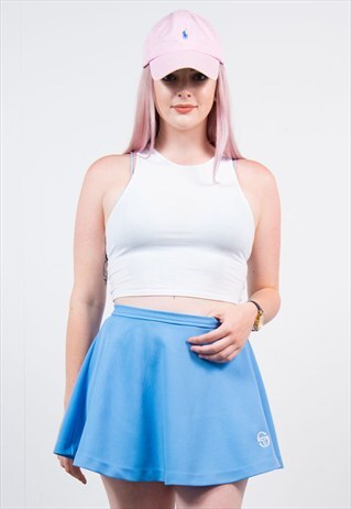 VINTAGE BLUE SERGIO TACCHINI TENNIS SKIRT