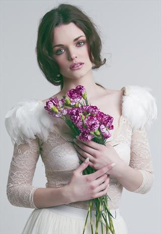 IVORY SHOULDER PIECES