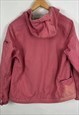PINK WORKWEAR HOODED JACKET SMALL