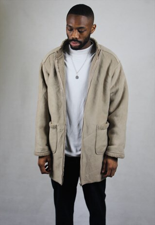 VINTAGE / SUEDE STYLE / COAT