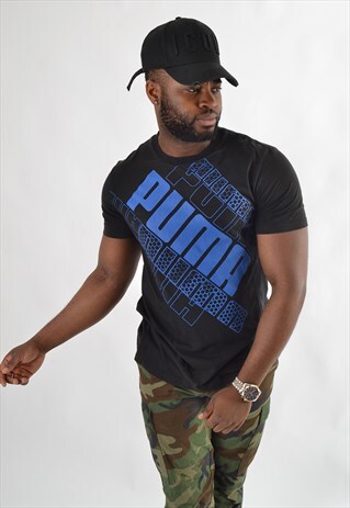 BLACK PUMA T-SHIRT BT3682