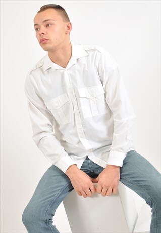 VINTAGE 90'S WHITE SHIRT