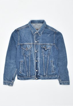 Vintage 90's Denim Jacket Slim Fit Blue