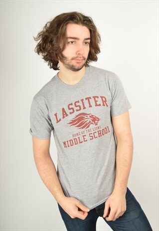 VINTAGE LASSITER MIDDLE SCHOOL GRAPHIC PRINT T-SHIRT
