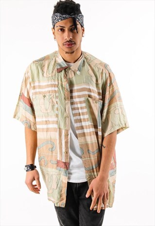 VINTAGE PATTERN SHIRT PSAW273D