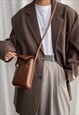 MEN'S LEATHER VERTICAL SMALL SQUARE BAG
