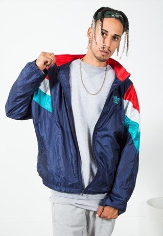 VINTAGE ADIDAS SPORT SHELL JACKET / S1928