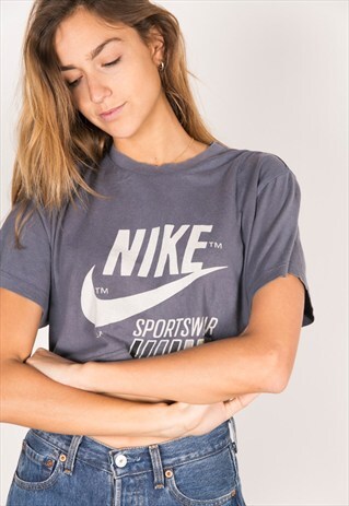 VINTAGE 90S USA CROP TSHIRT / R339
