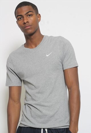 VINTAGE NIKE LOGO T-SHIRT GREY