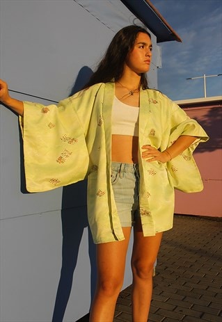 Green Kimono Jacket
