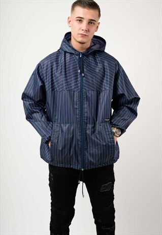 VINTAGE PINSTRIPE STYLE WINDBREAKER