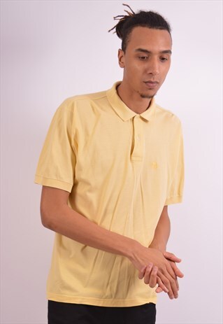 VINTAGE SERGIO TACCHINI POLO SHIRT YELLOW