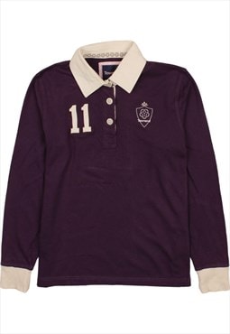 Vintage 90's Townend Polo Shirt Long Sleeves Rugby Quater