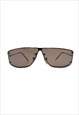 Vintage Beige Visor Rimless Sunglasses