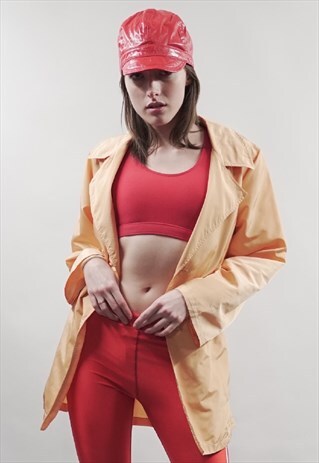 VINTAGE 90'S MARELLA ORANGE TRENCH COAT