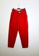 VINTAGE 90S CASTELBAJAC X ICEBERG RED PANTS 