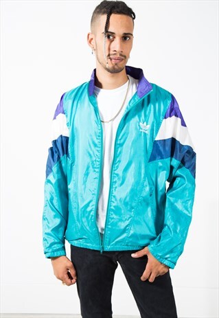 VINTAGE ADIDAS SPORT SHELL JACKET / S1379