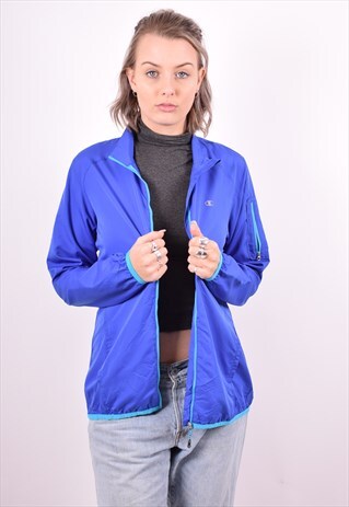 CHAMPION WOMENS VINTAGE TRACKSUIT TOP JACKET MEDIUM 90'S