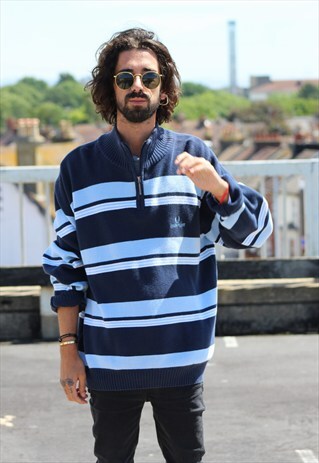RETRO TOWNIE // FRED PERRY // ZIP-UP JUMPER