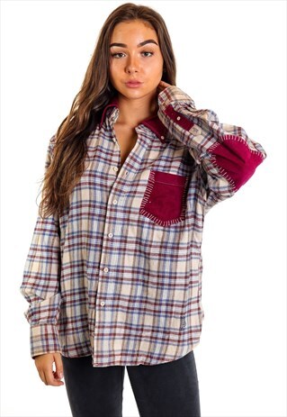 VINTAGE FLANNEL SHIRT S863