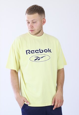 VINTAGE MENS REEBOK BIG LOGO T-SHIRT
