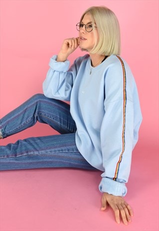 G&G UNISEX BB RAINBOW RIBBON SLEEVE SWEAT