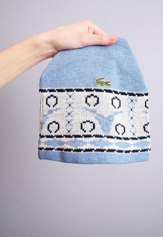 90'S RETRO UNISEX FAIR ISLE STYLE DESIGNER HAT BEANIE