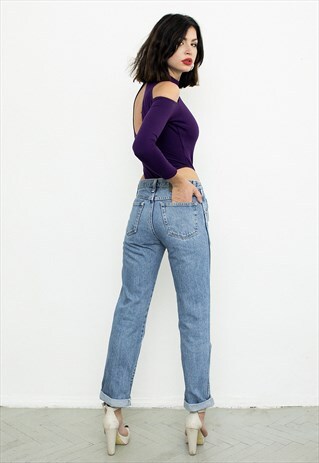 WRANGLER HIGH-WAISTED JEANS