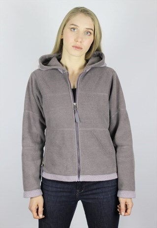 WOMENS PATAGONIA FLEECE SYNCHILLA JACKET GRAY