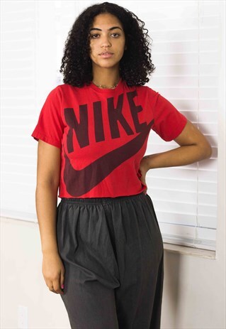 VINTAGE NIKE CROP TOP LOGO 90S L 4.1