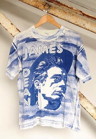 VINTAGE JAMES DEAN ALL OVER PRINT T-SHIRT