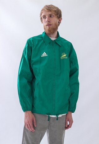 VINTAGE MENS FRANCE 98 BIG LOGO WINDBREAKER COACH JACKET