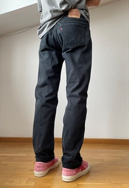 Vintage LEVIS 501 Jeans Denim Pants 90s Black